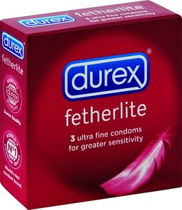 Durex  Durex prezervatyvai Fetherlite, 3 vnt 1