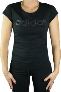 Adidas Koszulka damska ESS Branded W Tee czarna r. S (Z30889) 1