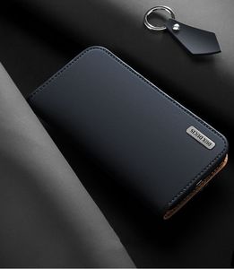 Dux Ducis Wish skórzane etui pokrowiec ze skóry naturalnej iPhone XS / X czerwony uniwersalny 14