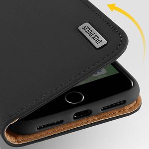 Dux Ducis Wish skórzane etui pokrowiec ze skóry naturalnej iPhone 8 / 7 czerwony uniwersalny 11