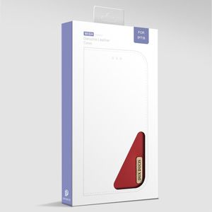 Dux Ducis Wish skórzane etui pokrowiec ze skóry naturalnej iPhone 8 / 7 czerwony uniwersalny 19
