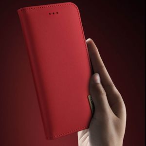 Dux Ducis Wish skórzane etui pokrowiec ze skóry naturalnej iPhone 8 / 7 czerwony uniwersalny 5