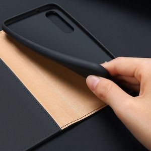 Dux Ducis Wish skórzane etui pokrowiec ze skóry naturalnej Huawei P20 Pro czarny uniwersalny 12