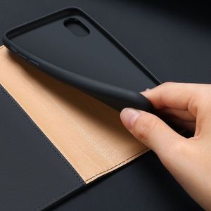 Dux Ducis Wish skórzane etui pokrowiec ze skóry naturalnej iPhone XR czerwony uniwersalny 9