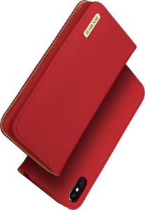 Dux Ducis Wish skórzane etui pokrowiec ze skóry naturalnej iPhone XS Max czarny uniwersalny 6