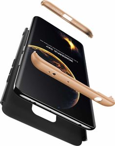 Hurtel 360 Protection etui na całą obudowę przód + tył Huawei Mate 20 czarno-złoty uniwersalny 5