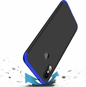 Hurtel 360 Protection etui na całą obudowę przód + tył Xiaomi Redmi Note 6 Pro czarno-niebieski uniwersalny 2