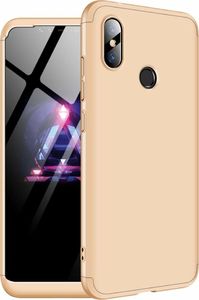 Hurtel 360 Protection etui na całą obudowę przód + tył Xiaomi Redmi Note 6 Pro złoty uniwersalny 1