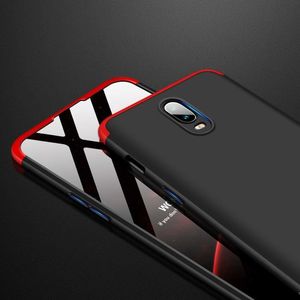 Hurtel 360 Protection etui na całą obudowę przód + tył OnePlus 6T czarno-czerwony uniwersalny 5