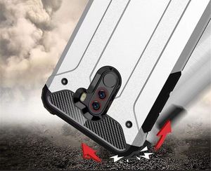 Hurtel Hybrid Armor pancerne hybrydowe etui pokrowiec Xiaomi Pocophone F1 niebieski uniwersalny 3