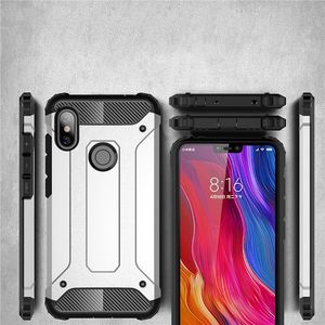 Hurtel Hybrid Armor pancerne hybrydowe etui pokrowiec Xiaomi Redmi Note 6 Pro czarny uniwersalny 3