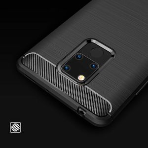 Hurtel Carbon Case elastyczne etui pokrowiec Huawei Mate 20 niebieski uniwersalny 6