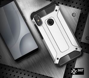 Hurtel Hybrid Armor pancerne hybrydowe etui pokrowiec Xiaomi Mi A2 Lite / Redmi 6 Pro srebrny uniwersalny 3