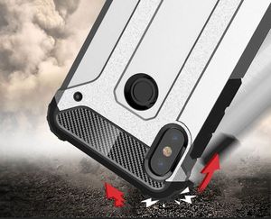 Hurtel Hybrid Armor pancerne hybrydowe etui pokrowiec Xiaomi Mi A2 Lite / Redmi 6 Pro srebrny uniwersalny 4