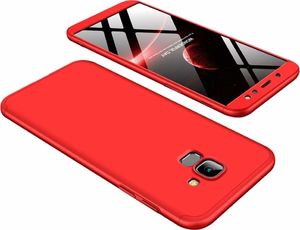 Hurtel 360 Protection etui na całą obudowę przód + tył Samsung Galaxy A6 2018 A600 czerwony uniwersalny 1