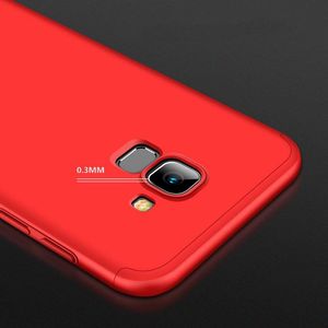 Hurtel 360 Protection etui na całą obudowę przód + tył Samsung Galaxy A6 2018 A600 czerwony uniwersalny 4