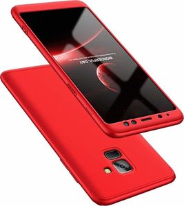 Hurtel 360 Protection etui na całą obudowę przód + tył Samsung Galaxy A8 2018 A530 czerwony uniwersalny 1