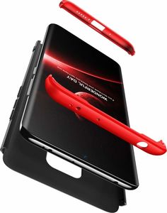 Hurtel 360 Protection etui na całą obudowę przód + tył Huawei Mate 20 czarno-czerwony uniwersalny 5