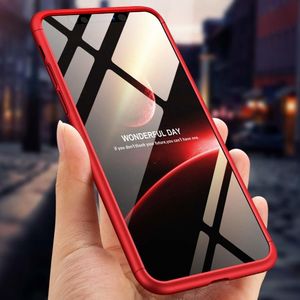 Hurtel 360 Protection etui na całą obudowę przód + tył iPhone XR czerwony (logo hole) uniwersalny 6