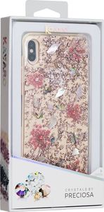 Kavaro Kavaro Flora Series etui ozdobione oryginalnymi kryształami Preciosa iPhone XS Max czerwony uniwersalny 2