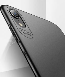 MSVII MSVII Simple ultracienkie etui pokrowiec iPhone XR niebieski uniwersalny 8