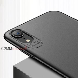 MSVII MSVII Simple ultracienkie etui pokrowiec iPhone XR niebieski uniwersalny 10