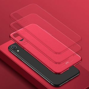MSVII MSVII Simple ultracienkie etui pokrowiec iPhone XR czarny uniwersalny 9