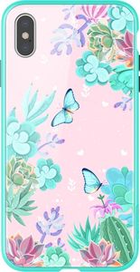 Nillkin Etui Floral Case 360 iPhone XS Max zielone 1