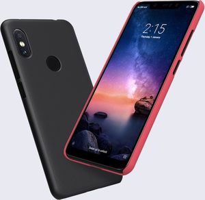 Nillkin Etui Super Frosted Shield + podstawka Redmi Note 6 Pro złote 4