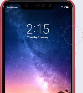 Nillkin Etui Super Frosted Shield + podstawka Redmi Note 6 Pro złote 8