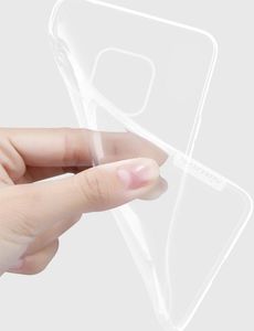 Nillkin Nature żelowe etui pokrowiec ultra slim Huawei Mate 20 Pro przezroczysty uniwersalny 8