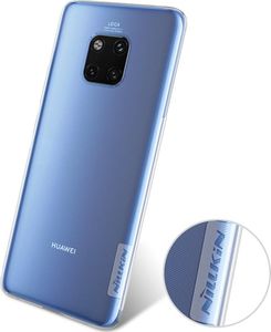 Nillkin Nature żelowe etui pokrowiec ultra slim Huawei Mate 20 Pro przezroczysty uniwersalny 9