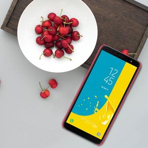 Nillkin Etui Super Frosted Shield + podstawka Galaxy J6 Plus 2018 czerwone 15