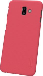 Nillkin Etui Super Frosted Shield + podstawka Galaxy J6 Plus 2018 czerwone 2