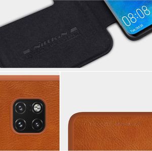 Nillkin Qin skórzana kabura etui Huawei Mate 20 Pro czarny uniwersalny 11