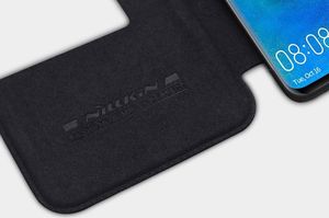 Nillkin Qin skórzana kabura etui Huawei Mate 20 Pro czarny uniwersalny 8