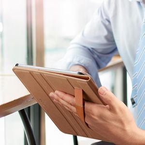 Etui na tablet Spigen Stand Folio brązowe Apple iPad Pro 11 2018 14