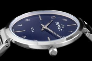 Zegarek Bisset Damski klasyczny zegarek Bisset Slim NOA BSBE76 SMDX 03BX uniwersalny 3