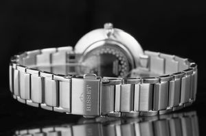 Zegarek Bisset Damski klasyczny zegarek Bisset Slim NOA BSBE76 SMDX 03BX uniwersalny 4