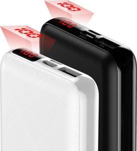 Powerbank Baseus Baseus Mini S Digital Display kompaktowy power bank 10000 mAh USB + USB-C + Lightning biały (PPALL-XF02) uniwersalny 11