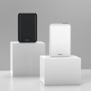 Powerbank Baseus Baseus Mini S Digital Display kompaktowy power bank 10000 mAh USB + USB-C + Lightning biały (PPALL-XF02) uniwersalny 6