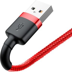 Kabel USB Baseus USB-A - Lightning 0.5 m Czerwony (058882) 3