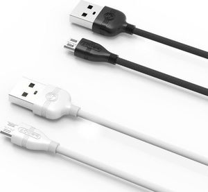 Kabel USB Proda USB-A - microUSB 1.2 m Czarny (61970) 2