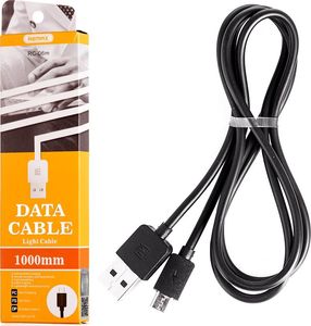 Kabel USB Remax Remax Light Data Cable RC-006m kabel USB micro USB 1M czarny uniwersalny 1