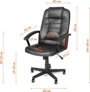 Krzesło biurowe Imaggio Fotel biurowy GIOVANI brązowy+ gratis ! universal 12