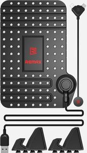 Remax REMAX uchwyt samochodowy z kablem magnetycznym USB Lightning czarny uniwersalny 5