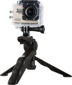 Hurtel Uchwyt z mini statywem do kamer sportowych GoPro SJCAM czarny uniwersalny 3
