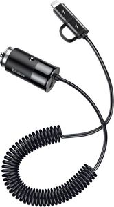 Ładowarka Baseus Enjoy Together 1x USB-A 2.4 A  (BSU055BLK) 2