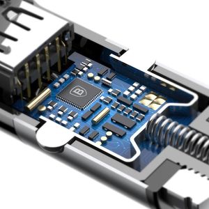 Ładowarka Baseus Enjoy Together 1x USB-A 2.4 A  (BSU055BLK) 7