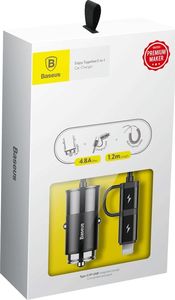 Ładowarka Baseus Enjoy Together 1x USB-A 2.4 A  (BSU055BLK) 9